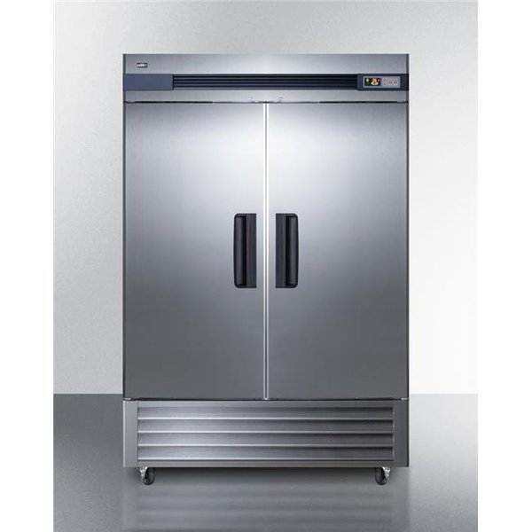 Summit Appliance Summit Appliance SCRR492 49 cu. ft. & 83.75 in. Reach-in Refrigerator; Stainless Steel SCRR492